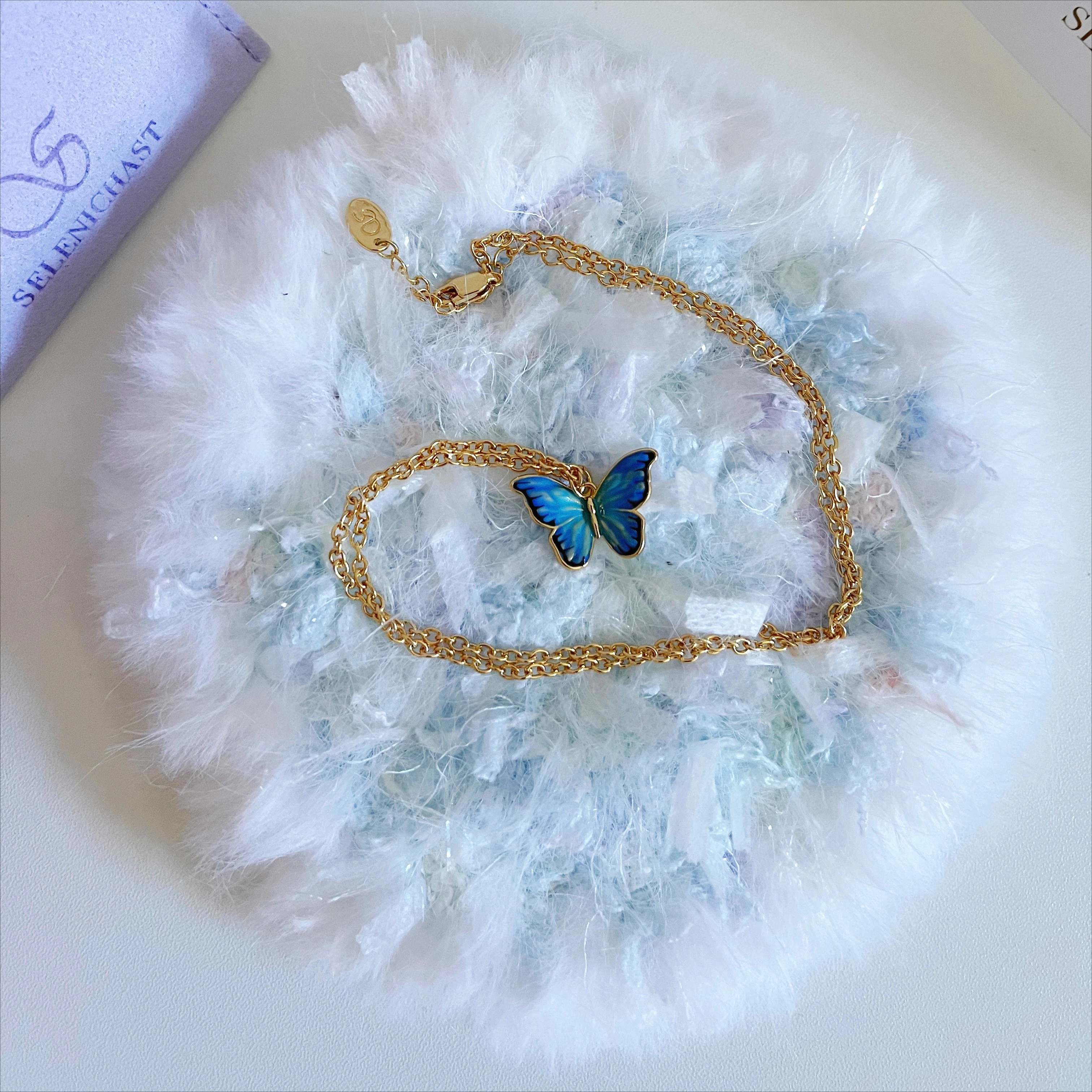 Bohemian Butterfly Necklace Layered Choker Instagram Style …