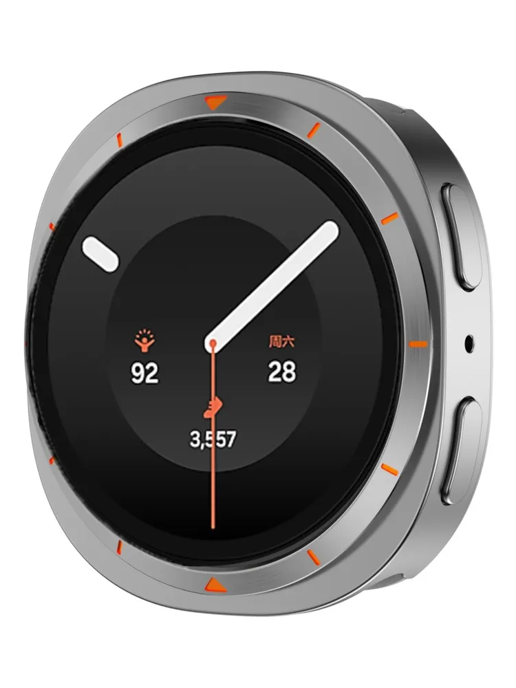 Edelstahl-Metallgehäuse für Samsung Galaxy Watch 8 9 44 mm 40 mm Schutzhülle Robuste Stoßfängerschale Galaxy Watch 8 Protector