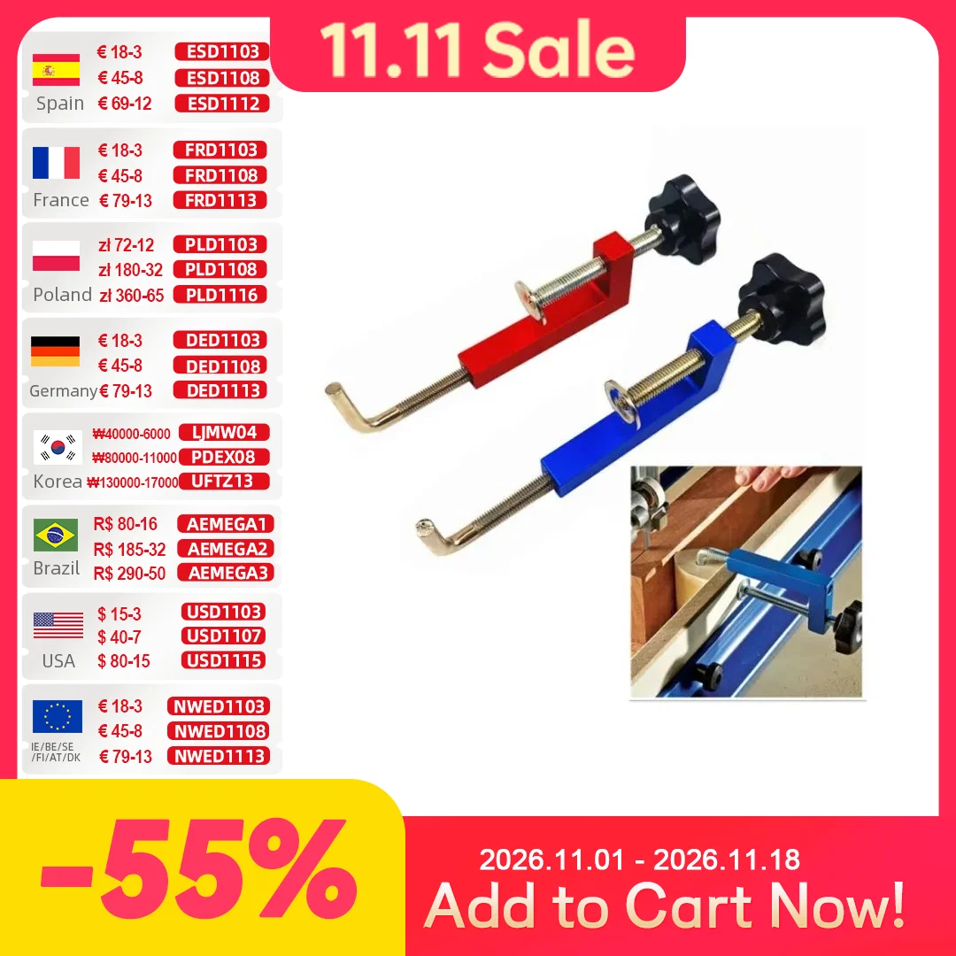 Aluminum Alloy Fence Clamp Woodworking Clamp G Clip Dedicated Fixture Adjustable Frame Fast Fixed Clamp for Woodworking Benches