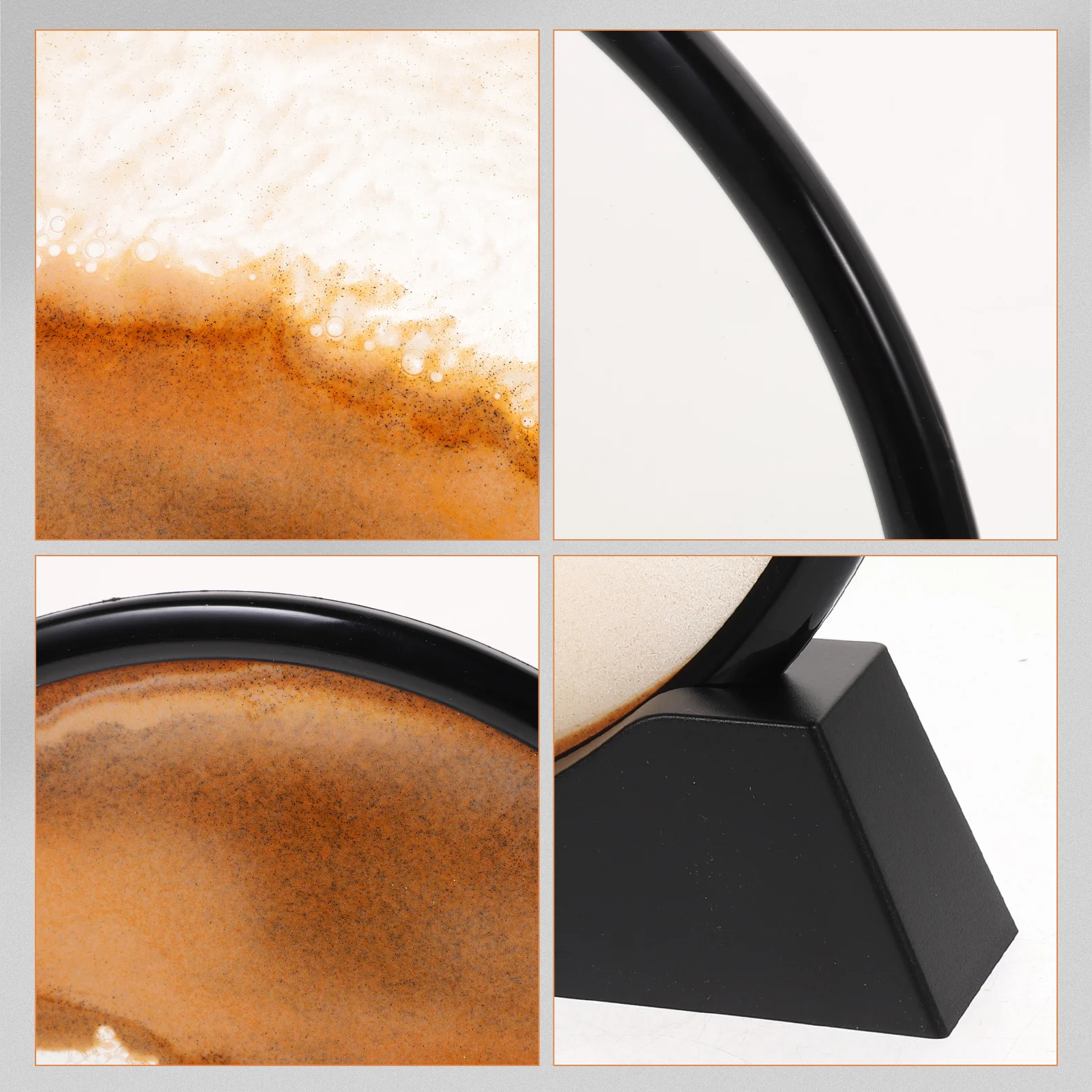 3d Moving Decor Quicksand Abs แบบไดนามิกโต๊ะชั้นวางหนังสือภาพวาดทราย Study Room ของเล่นชายหาดนาฬิกาทราย