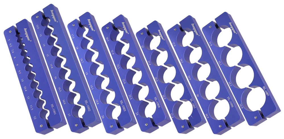 HEPPE Schraubstock-Einsatzklemmen, universelle Schraubstockbacken, Arbeitstisch, multifunktionales Werkzeug, Fahrradpedal, Gabelsattel, Sattelstützen-Reparaturwerkzeug, 5–34,9 mm. – Detail 16