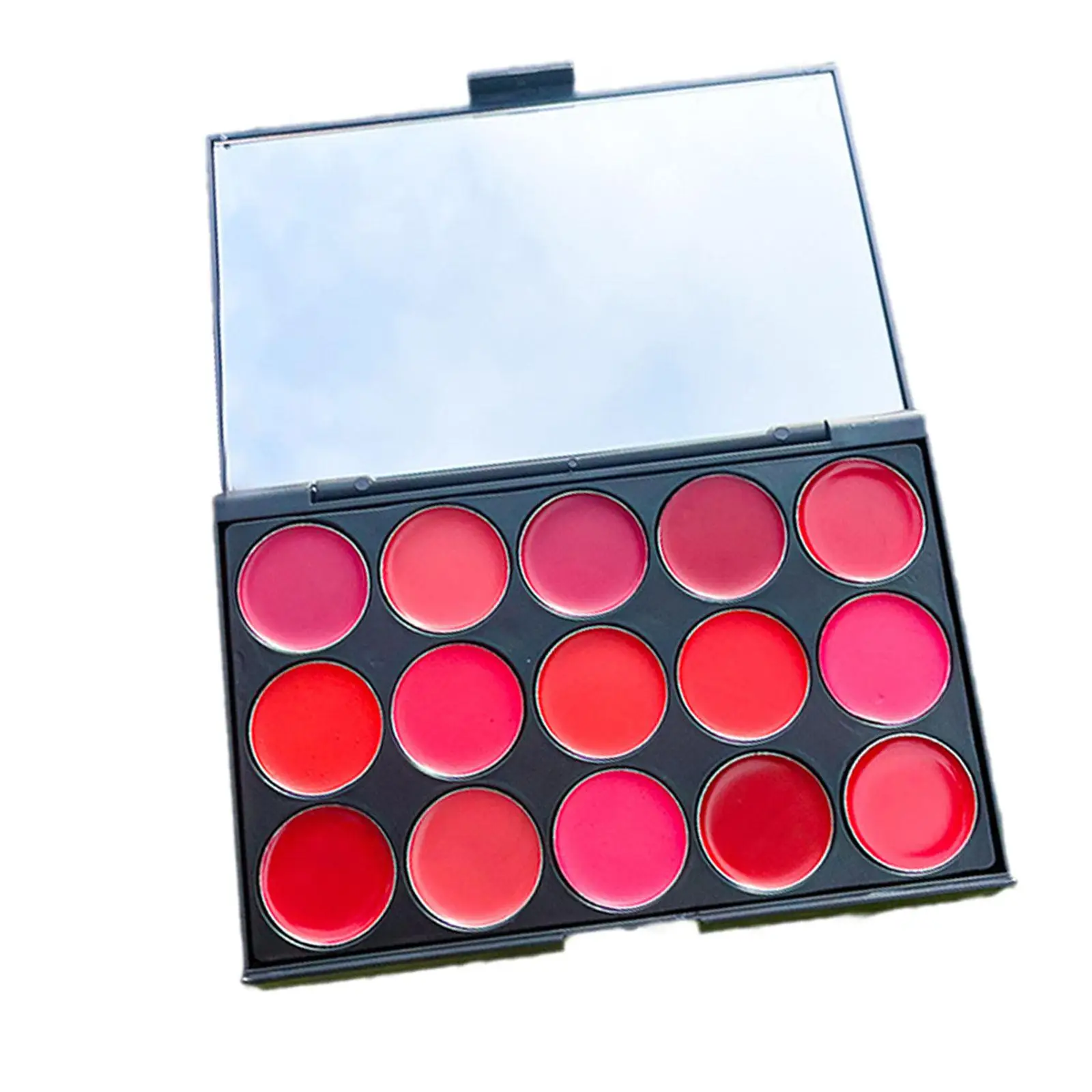 5x15 colori piastra per rossetto cosmetici macchia per labbra pallet per rossetto per bar donna