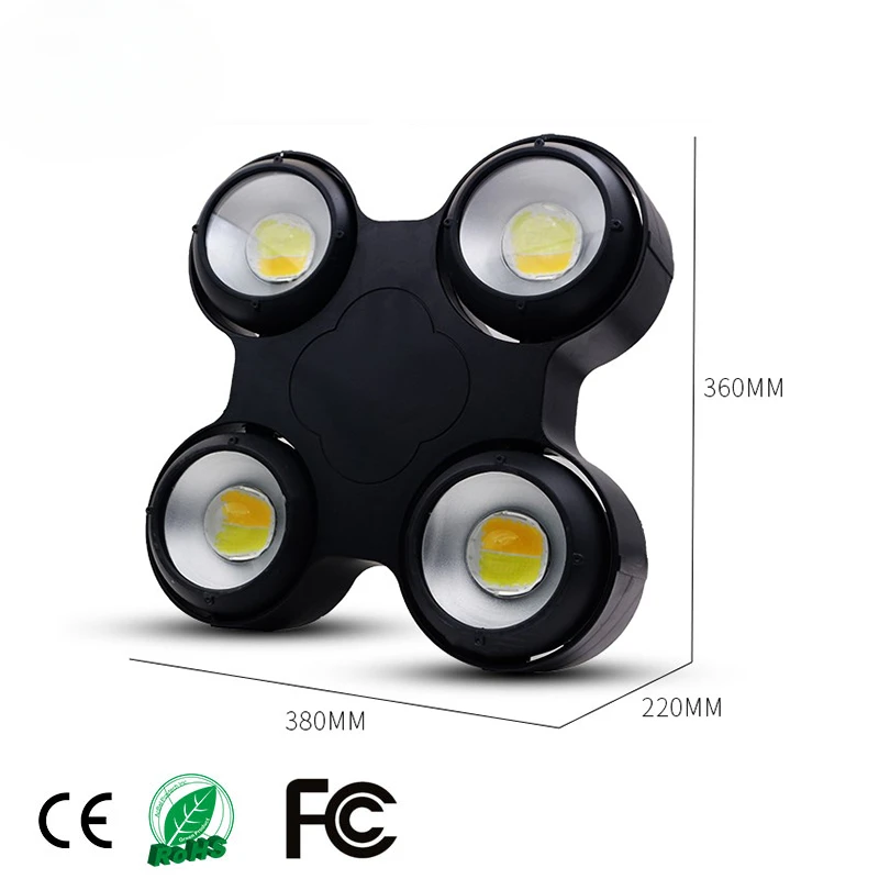 Good waterproof performance ip65   4x100w cob blinder Outdoor Stage Waterproof Led par Light