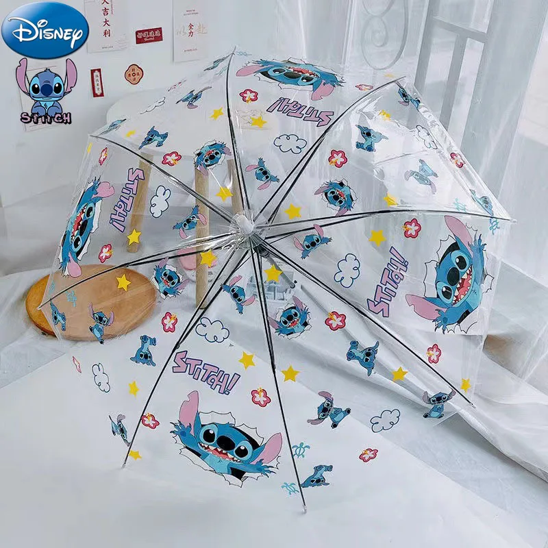 Manual Umbrella Stitch Umbrellas Automatic Sun Shade Children Rain Umbrella Folding Kawaii Anime Figures Student Gift Girl Kids