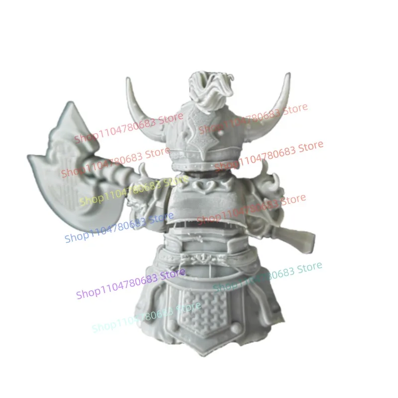 MOC اللبنات العملاق الفأس فارس الشكل الصغير التجمع نموذج عرض أنيمي الكرتون الملحقات تحصيل لعبة هدية