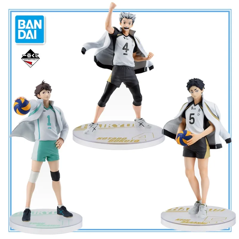 

In Stock Original BANDAI Ichiban Haikyuu!! Kotaro Bokuto Keiji Akaashi Oikawa Tooru Anime Character Model Collection Toys Gifts