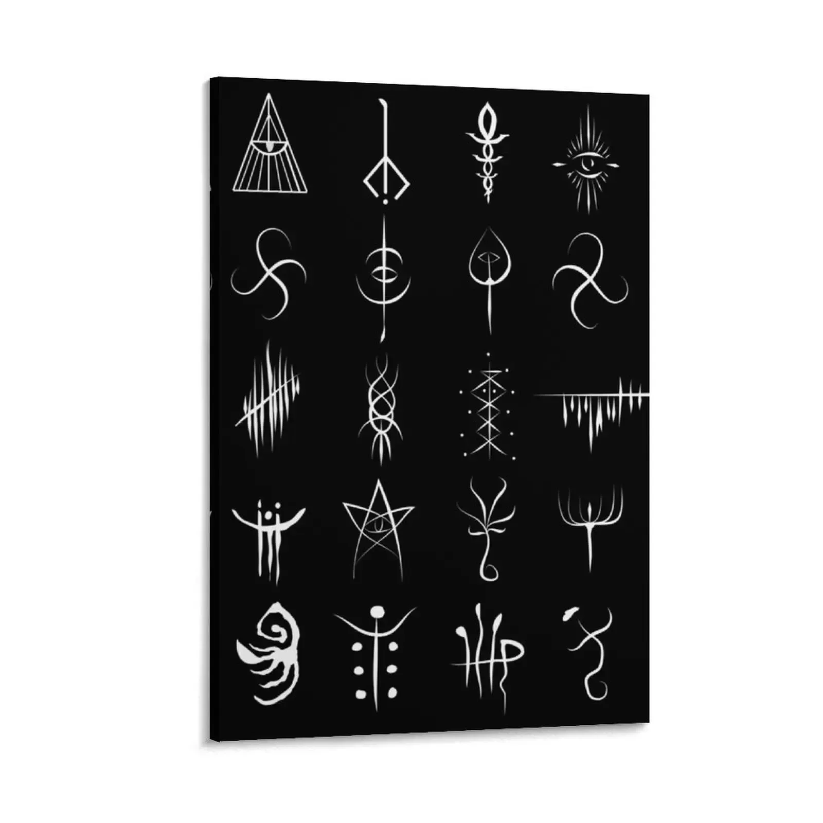 

Bloodborne caryll runes Canvas Painting pictures for wall accessories for home decor Decorative painting for bedroom posters