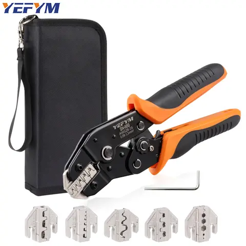 Ratcheting CRIMPING TOOL SN-68B SN Jaw สําหรับ Dupont JST MOLEX เปิด Barrel,ไม่หุ้มฉนวน,ขั้วต่อ BUTT,Solar COAX Connectors