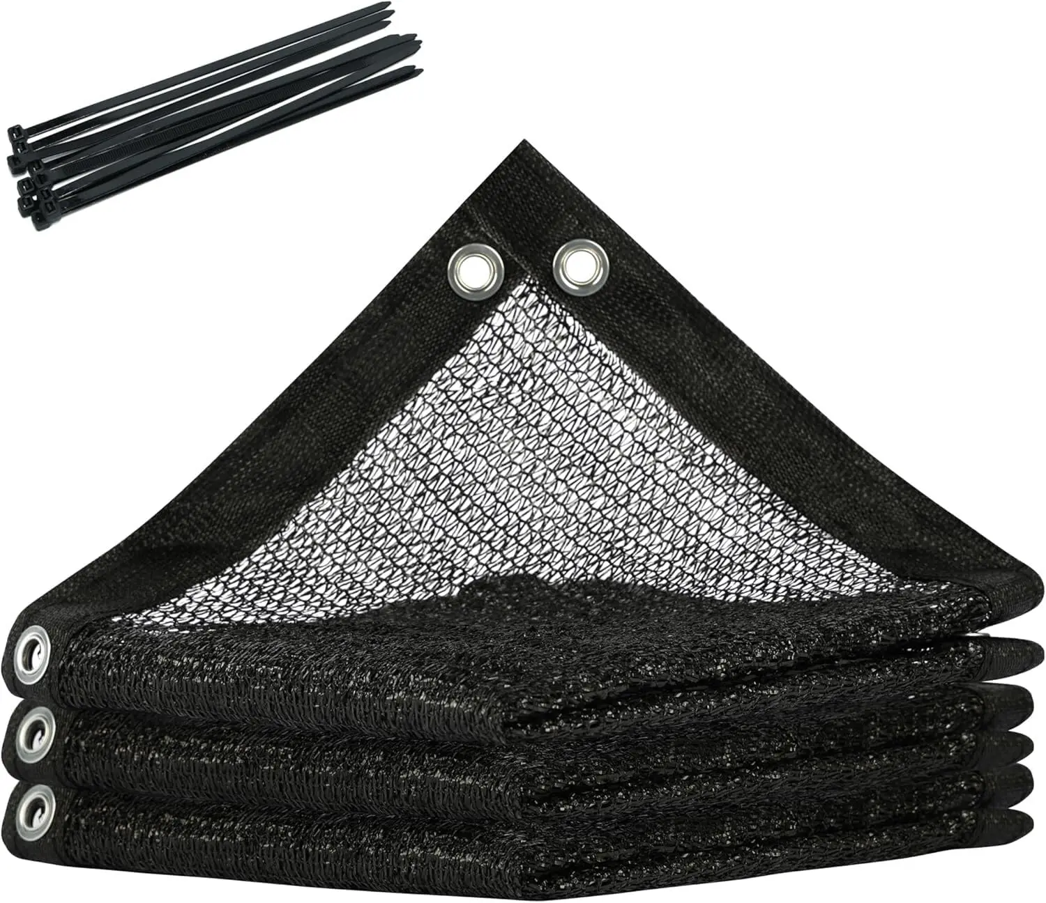 

30% Black Shade Cloth Custom Size 18FT x 36FT Mesh Tarp with Grommets for Garden Patio, Plant Shading, Greenhouse,, Customized