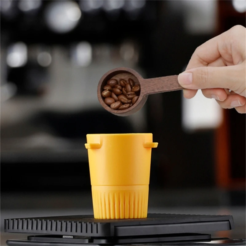 コーヒー投与カップパウダーカップグラインダースニッフィングマグパウダーフィーダーフィット 51 ミリメートル/53 ミリメートル 58 ミリメートルポルタフィルターグラインダーバリスタドロップシッピング