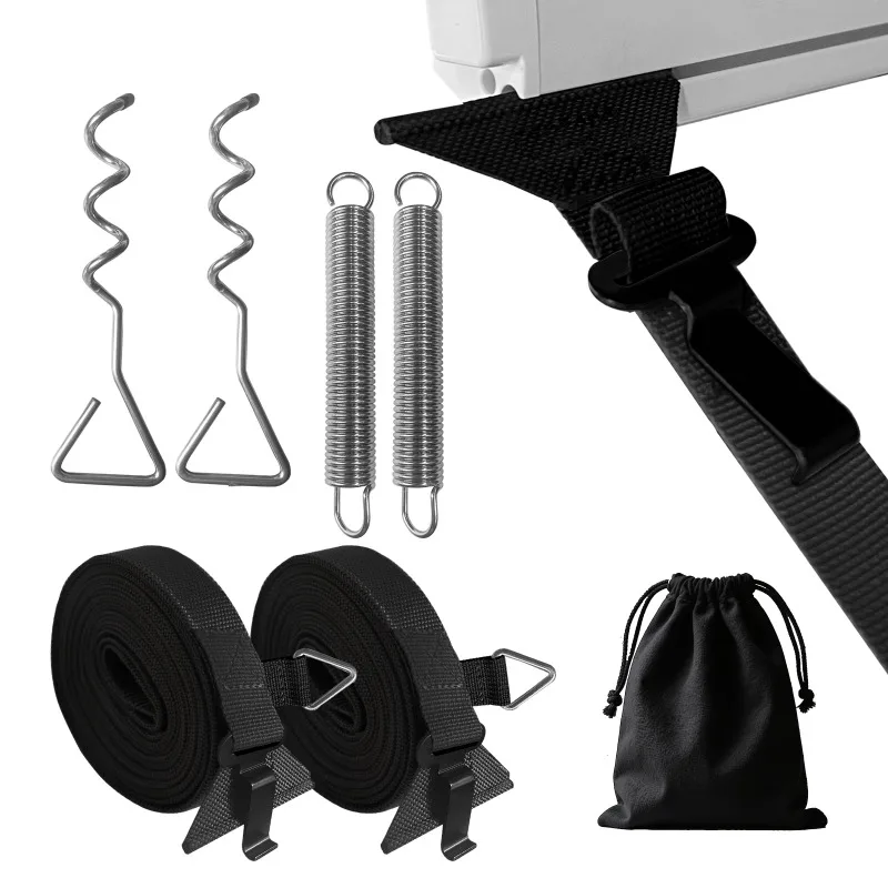 Suitable for Awning Tent Fixing Spiral Floor Nails Camper RV Accessories Camping Awning Accessory Set