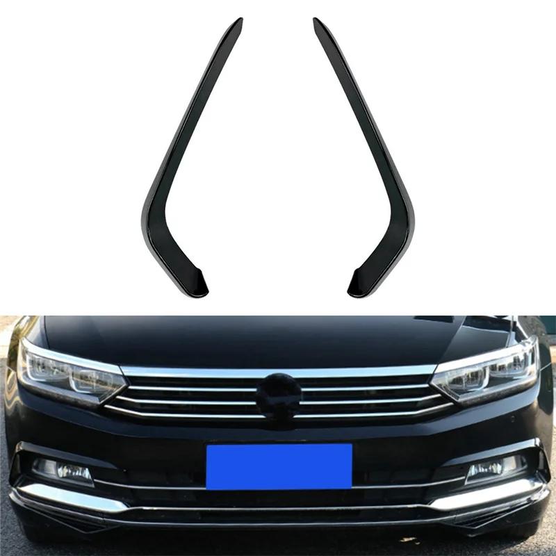 

Reliable-Car Front Bumper Splitter Spoilers Canard Air Knife Surround Trim For VW Passat B8 Variant R Line 2016-2020