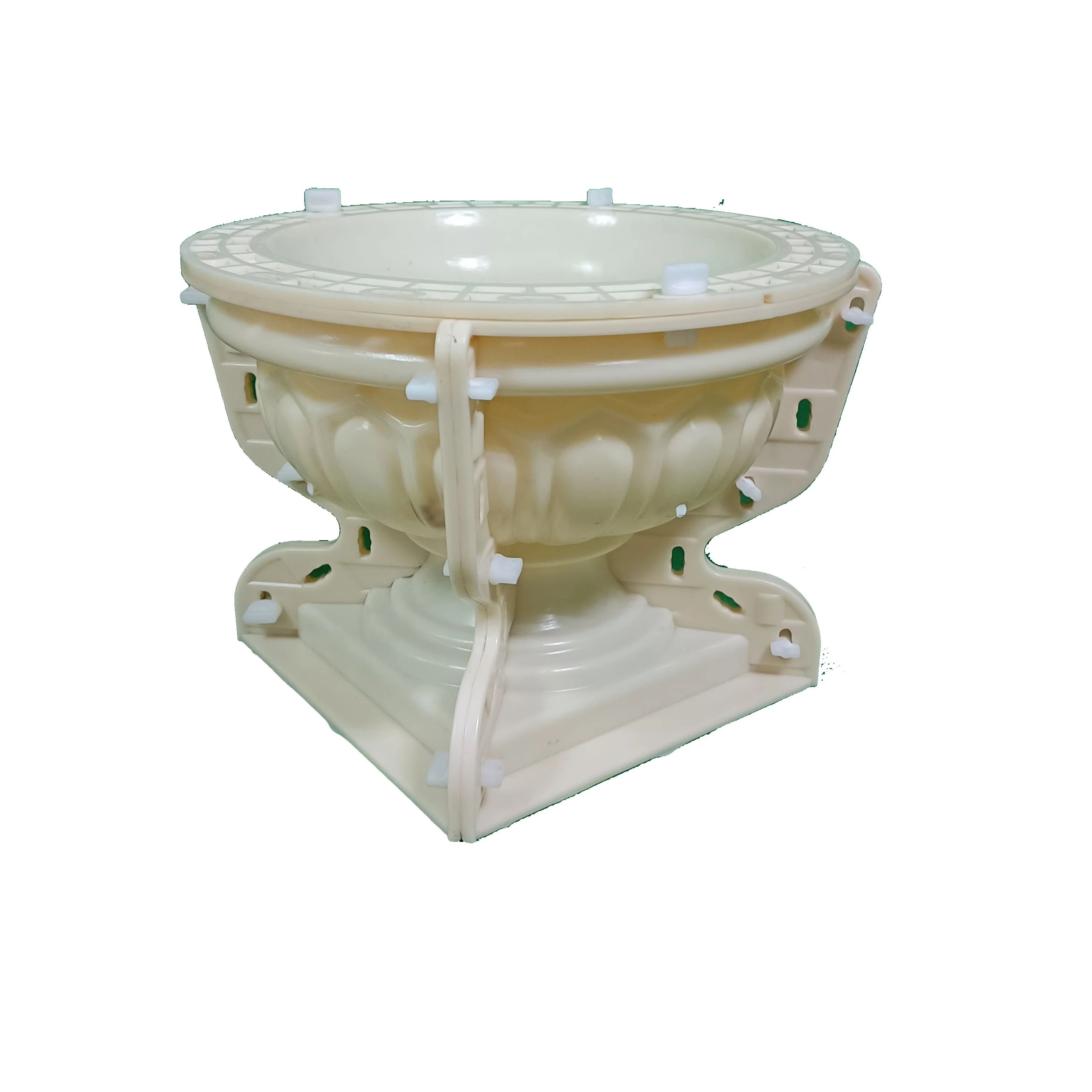 D30cm Reazone ABS high quality  plastic precast concrete flower pot planter molds for sale