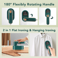 Handheld Mini Professional Steam Iron Portable Garment Steamer For Clothes Rotatable Wet Dry Ironing Machine Home Travel