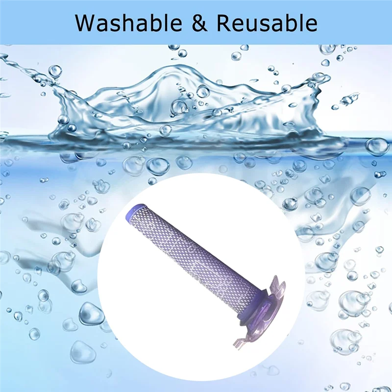 FZFZ 4 قطعة أجزاء الفلتر الأمامي لدايسون V8 المطلق عصا/V8 الحيوان الحبل الحرة مكنسة كهربائية تصفية