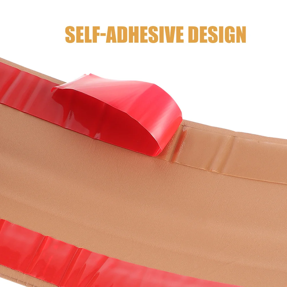 1 Roll Flexible Self-Adhesive Peel and Stick Wall Edge Trim Corner Molding Durable Baseboard for Background Walls