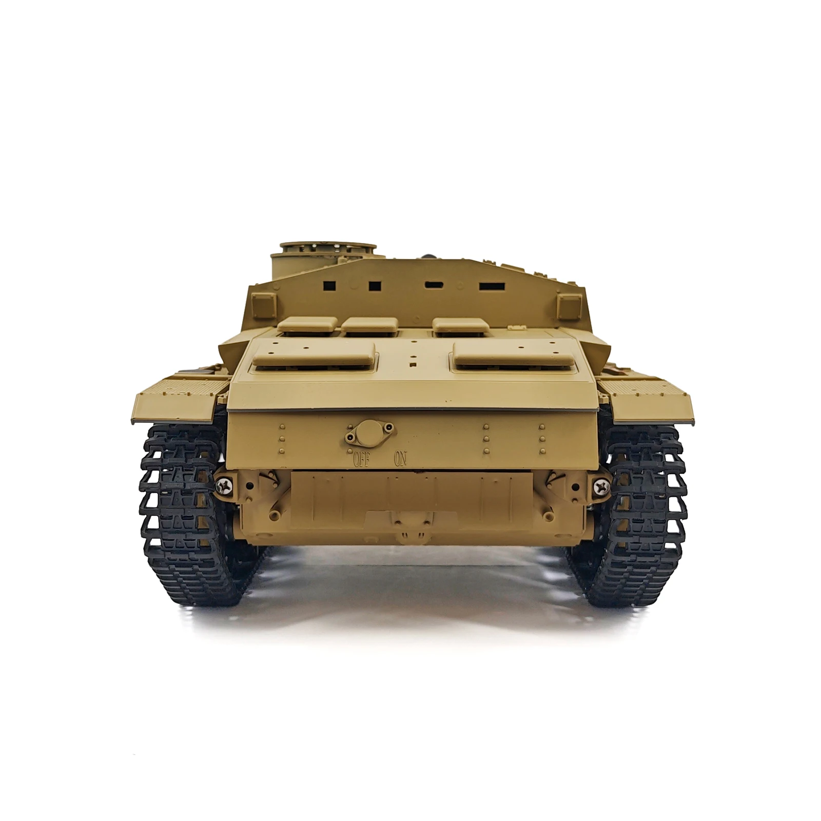 Dernière version 7.0 F8 réservoir de pistolet d'assaut réservoir de bouclier personnalisé échelle 1:16 réservoir télécommandé couleur jaune du désert (actualisé ve