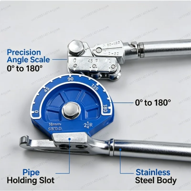 CT-365 Manual Tube Bender 5-22mm | Heavy Duty Pipe Bending Tool for Copper, Aluminum, Iron & Stainless Steel
