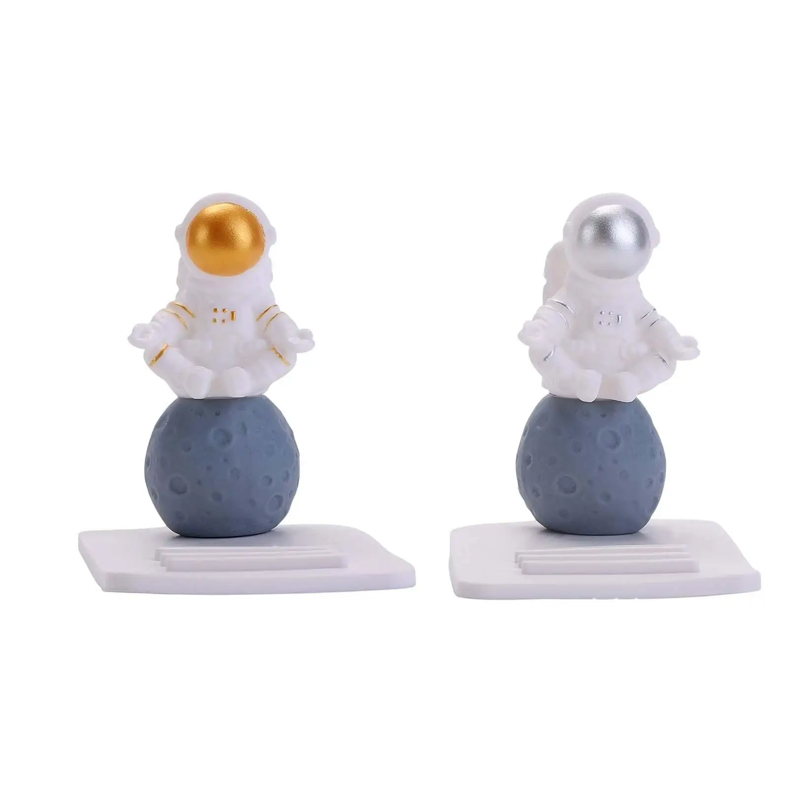 

Милый настольный держатель для телефона, фигурка космонавта, украшения, настольная смола, ремесло