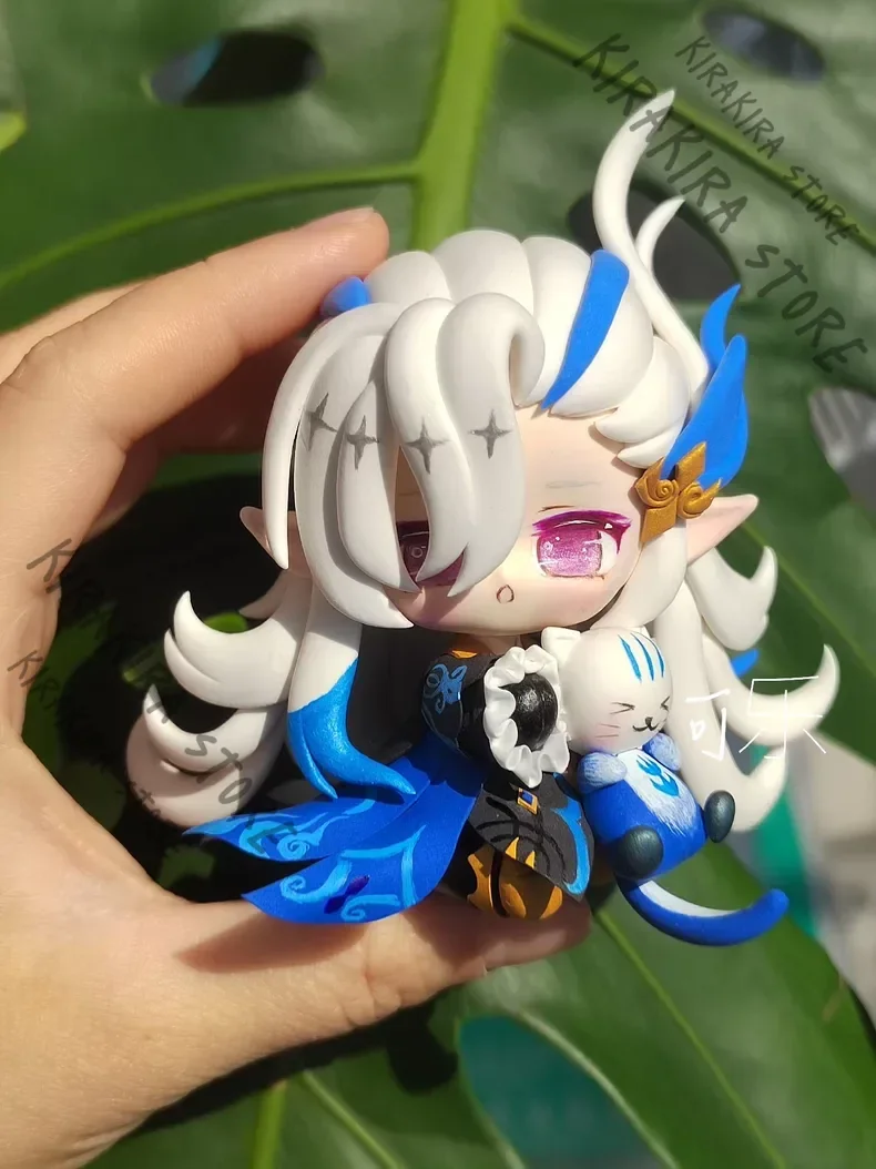 

Genshin Impact Neuvillette Cosplay Clay Figures Handmade Garage Kits Handcraft Cartoon Charact Cute Ornaments Creativity Present