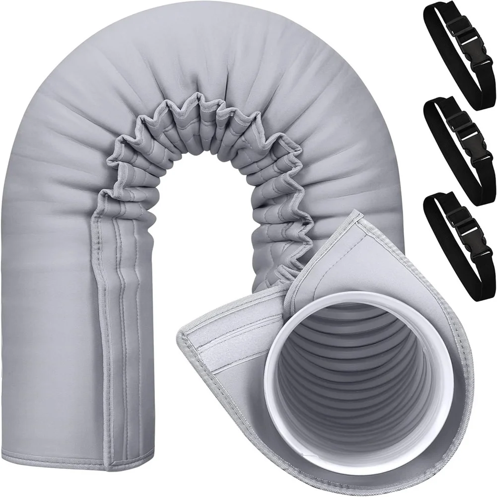 Home Cooling Solutions AC Hose Cover Compatible With Portable Air Conditioners Insulation Sleeve Compatible With 5 Inch Hoses