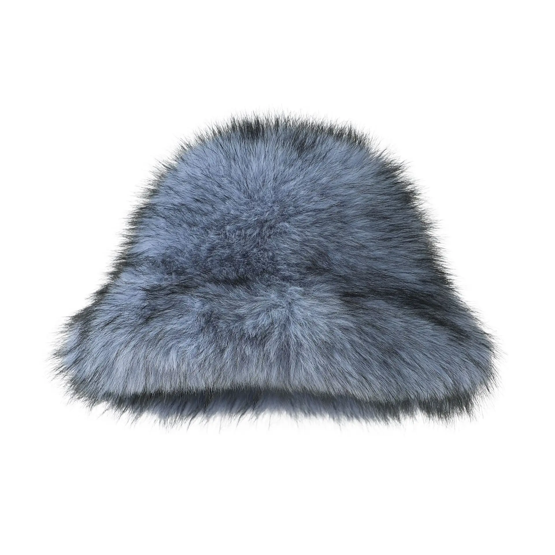 Luxury-look Faux Fur Fisherman Hat Soft & Warm Winter Bucket Hats For Women Elegant Cold-proof Headwear For Daily Outfits New