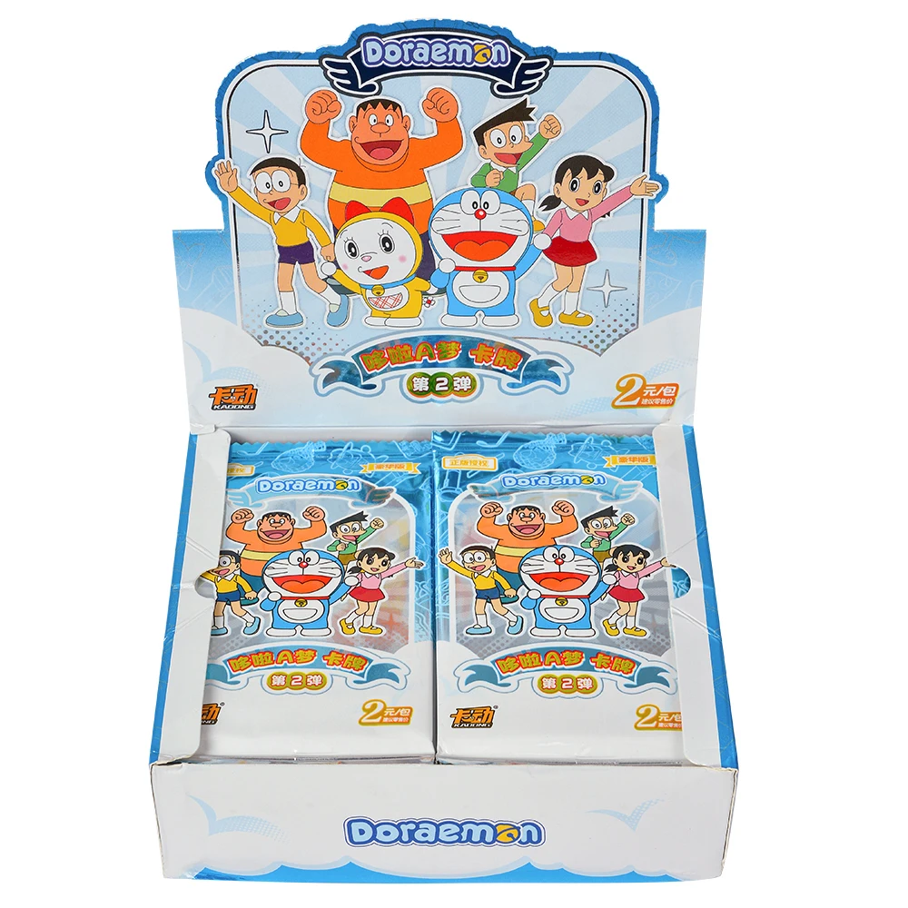 การ์ดสะสมอนิเมะโดราเอมอนต้นฉบับ โนบิ โนบิตะ หุ่นยนต์แมว ตัวละครคลาสสิกสุดน่ารัก การ์ดรวมชุด ของขวัญสุดโปรดสำหรับเด็ก