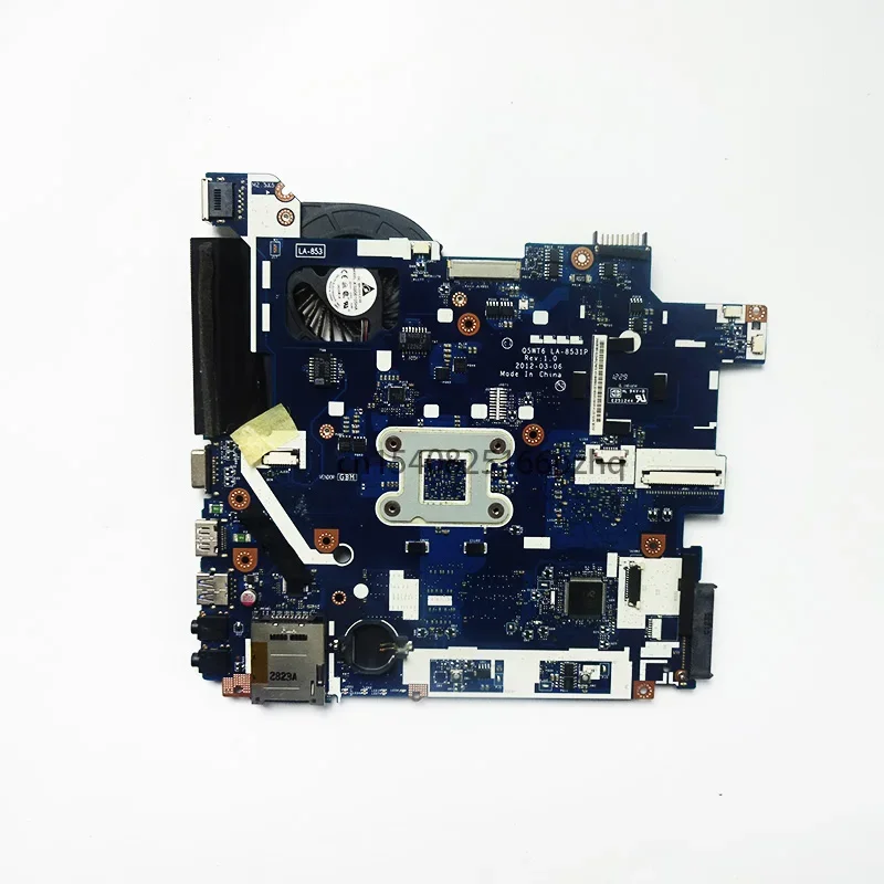 Used Laptop Motherboard For Acer Packard Bell E1-521 E1-521G TE11BZ NBY1G11001 Q5WT6 LA-8531P Main Board