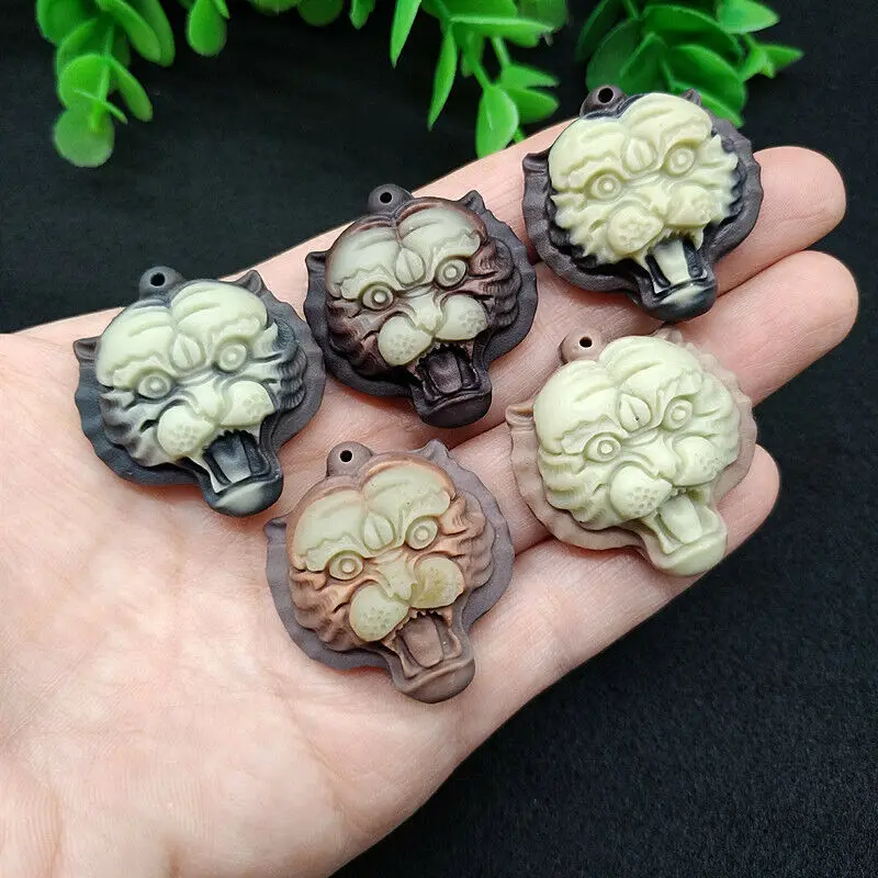 

Натуральный нефрит, искусственная кожа, Модный китайский ручной резной счастливый амулет