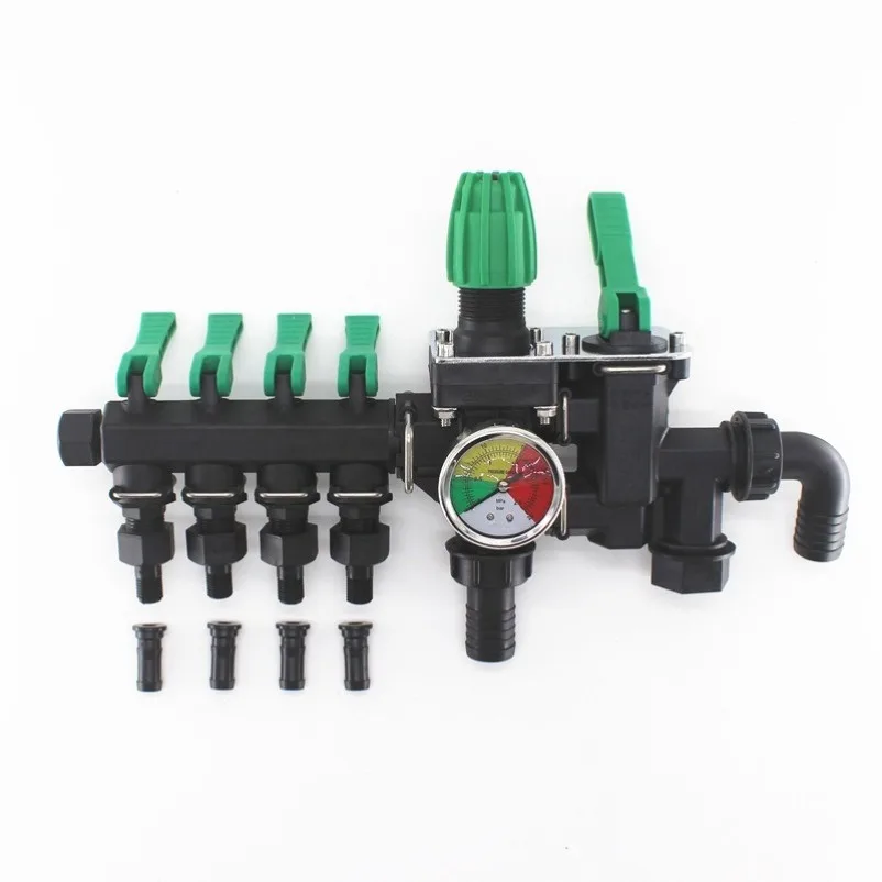 5‑Way High‑Pressure Water Distributor Control Valve Switch Pressure Regulating Main Valve for Agricultural Sprayer