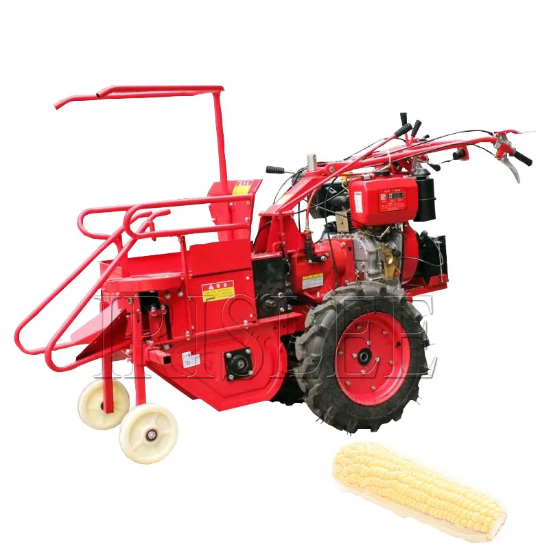 Small New Hand-held Corn Harvester Household Single Row Multi Function Hand Held Tractor Header