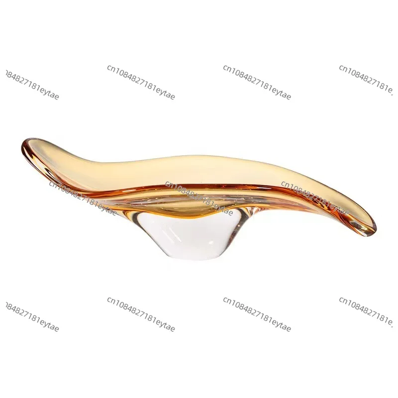 Geometric Glass Fruit Bowl - Transparent Serving Tray & Home Decor Storage Container