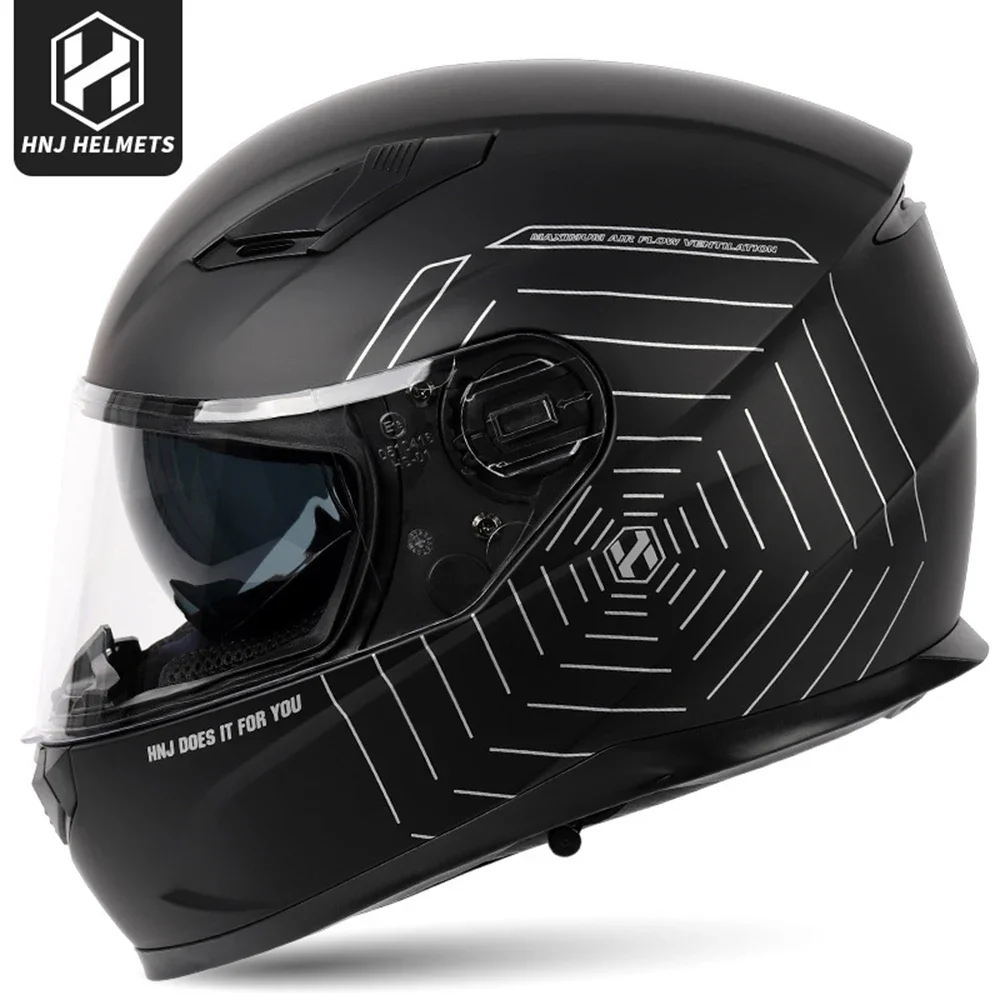 

Full Face Casco Moto Man Woman Double Lens Helmet Motorcycle Flip Up Motocross Helmet Motorcycles For Adults Crash Helmet Black