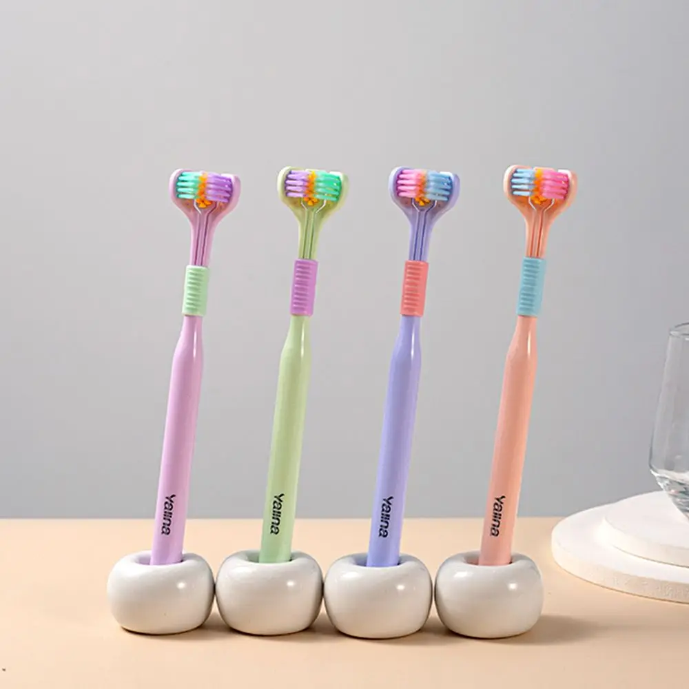 

Travel Teeth Clean Adult Oral Health Cleaner Ultra Fine Three Sided Toothbrush Oral Hygiene Tool Oral Care Brush Tooth Brush