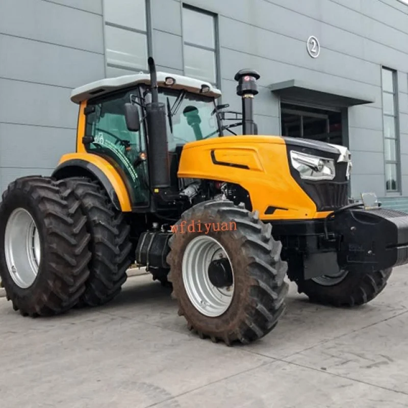 Tracteur agricole 210hp, fabriqué en Chine, équipement de machines agricoles, esprit de jardin, 4x4