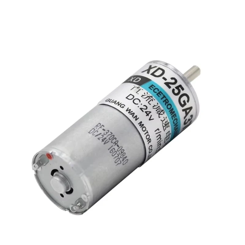 12V 24V 5W Mini DC Gear Motor Low Speed Adjustable Speed Can CW CCW High Torque Electric Motor 25GA370