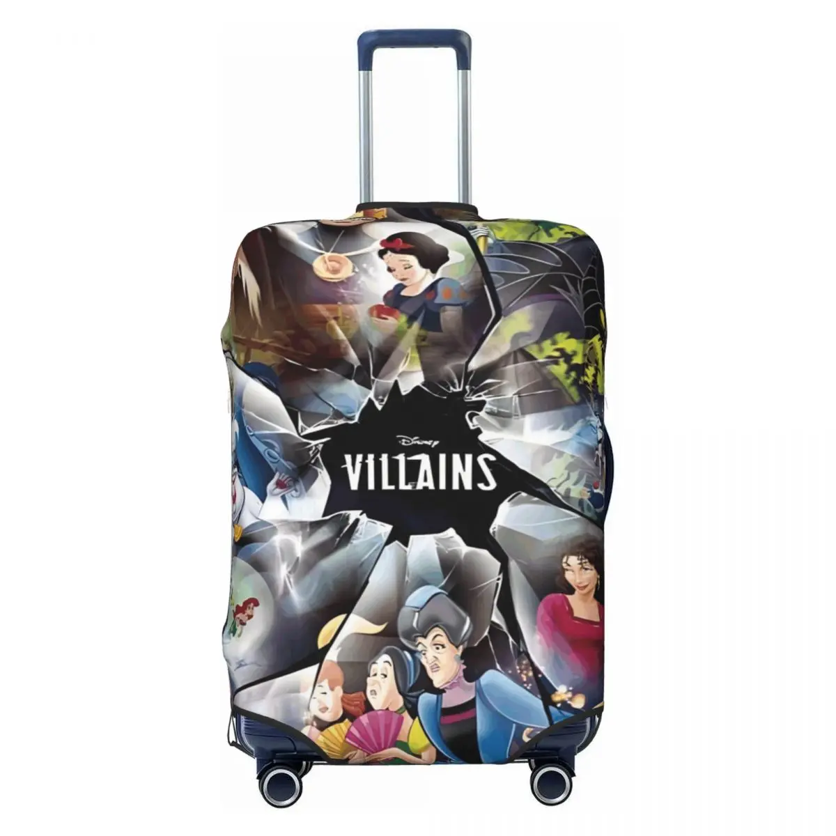 

Custom Funny Villains Women Wicked People Luggage Cover Protector Washable Cute Print Animation Travel Suitcase Covers