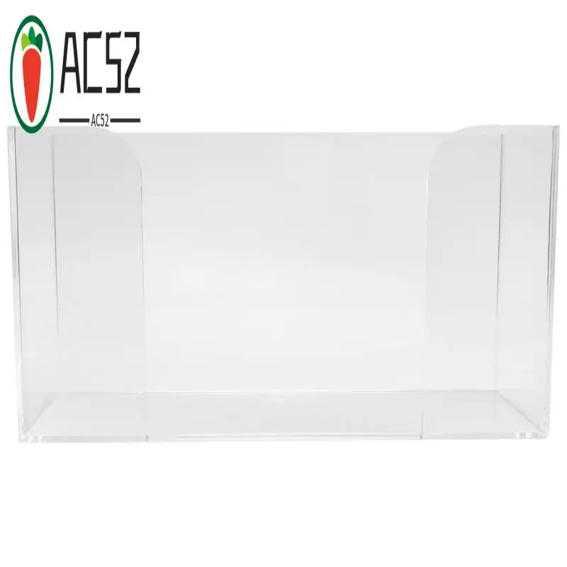 AC52-Countertop Paper Towel Dispenser,Clear Guest Towel Napkin Holder, Suitable For Z-Fold, C-Fold Or Multi-Fold Paper Towels