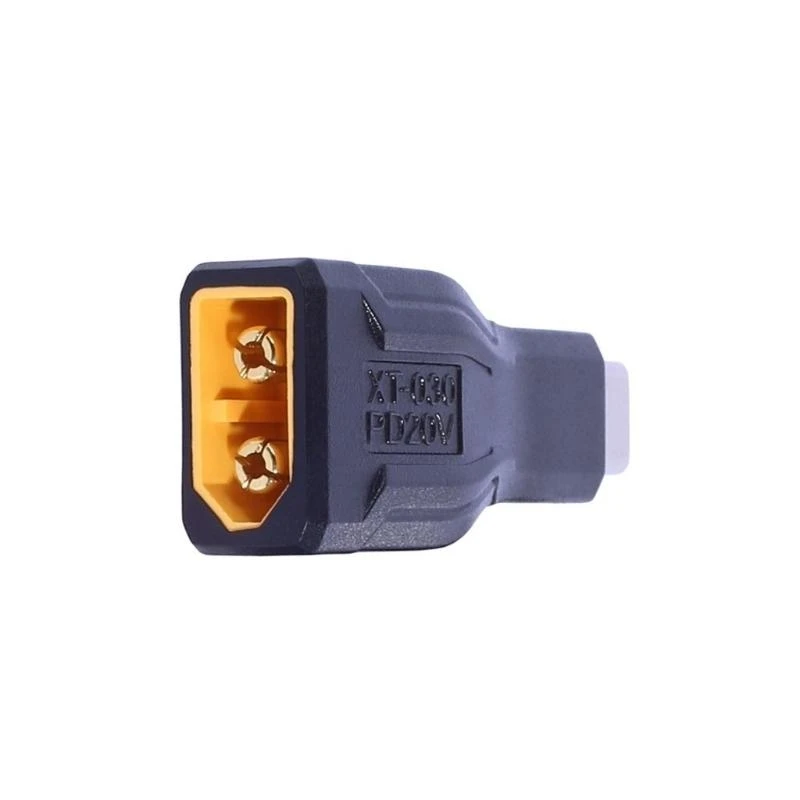 

XT60 to USB C Adapter Remote Male Female Connector Converter Plug Adapter for Battery Accessories A4WF