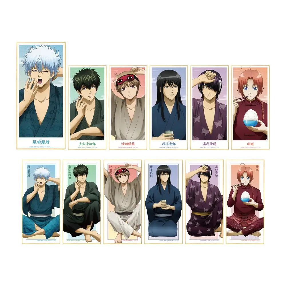 Japan Armabianca Goods Gintama Metal Badges Colored Paper Standing Sign The Beginning Of The Day