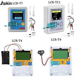 LCR-T4 LCR-TC1 TC1 LCR-T7 Transistor Tester TFT Display Multimeter for Diode Triode MOS/PNP/NPN Capacitor Resistor Transistor