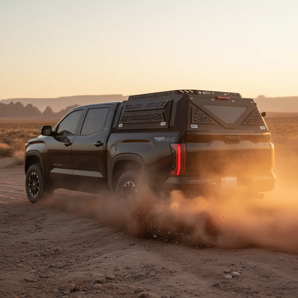 Cubierta impermeable para camioneta KQX, capota rígida para camioneta, cubierta para caja de camioneta, cubierta de aluminio y acero para Tundra, Tacoma, Hilux, Vigo, Revo