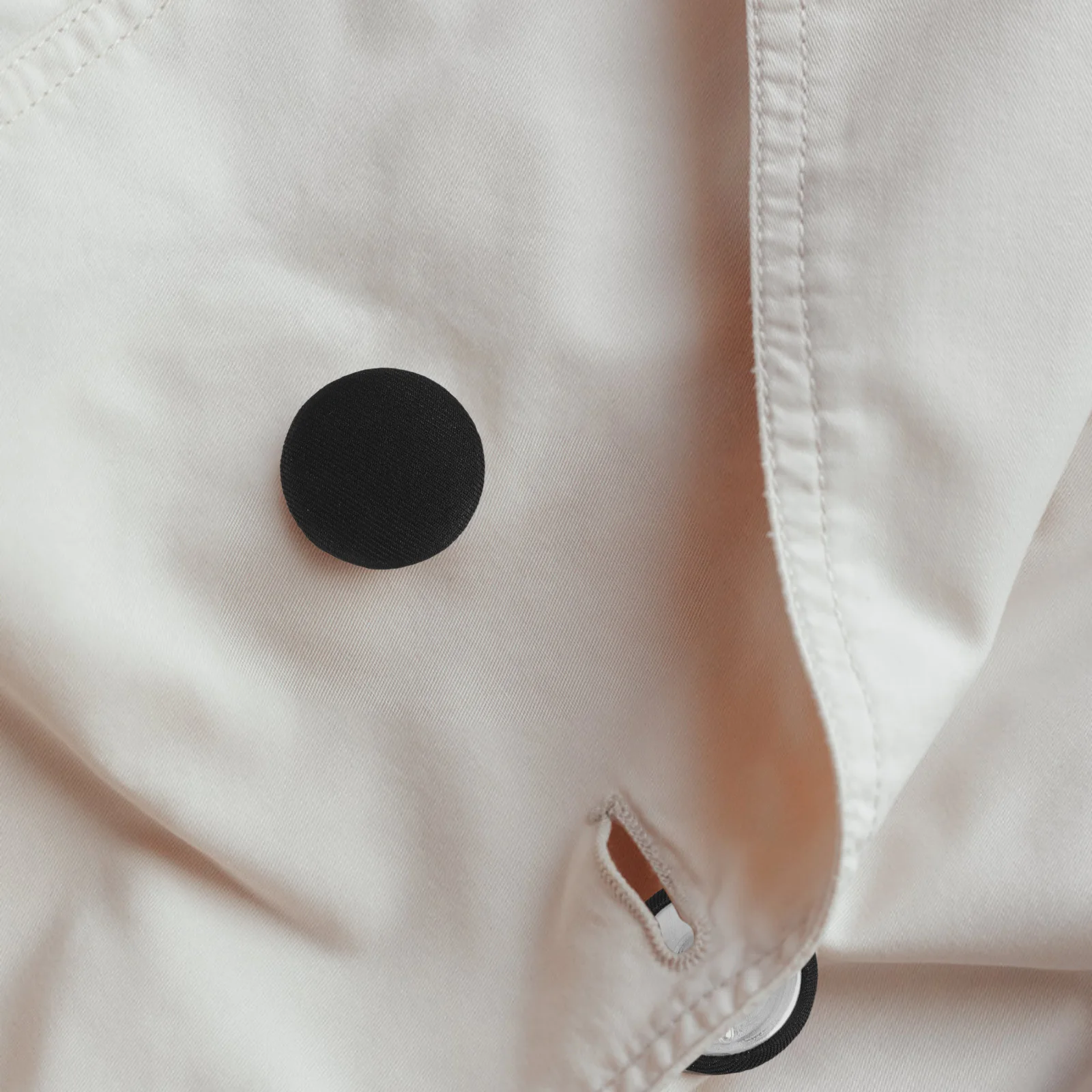 

30 Pcs Coat Buttons Cotton Clothing for Coats Dress Round Sewing Clothes Covered