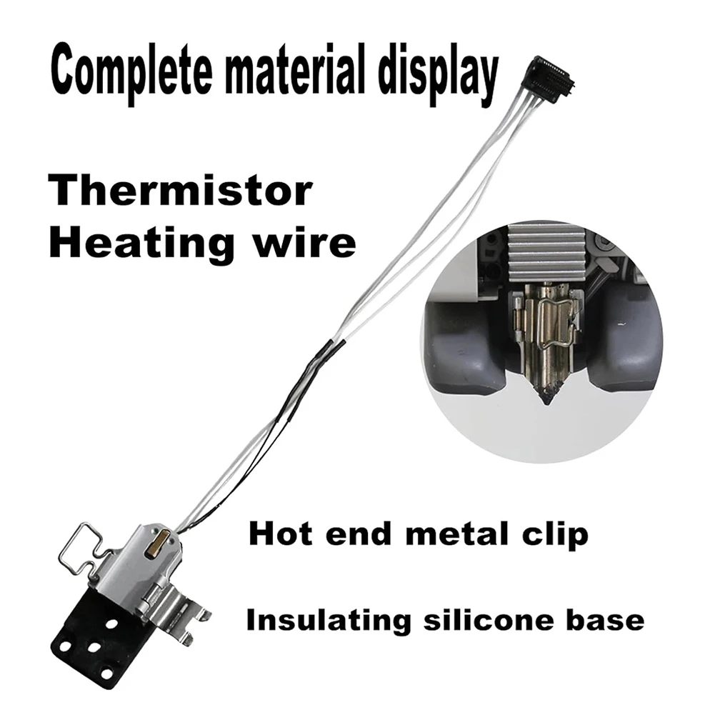 Hot End Heating Kit Designed Specifically for Bambu Lab A1 and A1 For Mini For 3D Printers with Real-Time Monitoring