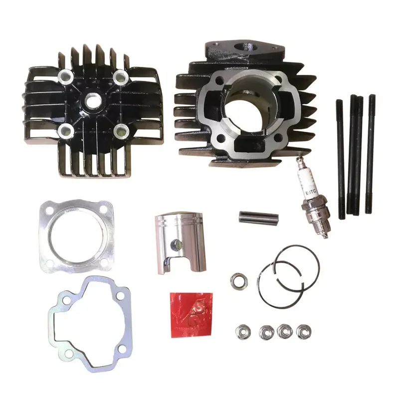 40mm Cylinder Kit with Cylinder Head for QT50 PW50 PW 50 60CC JOG50 2 Stroke Engine