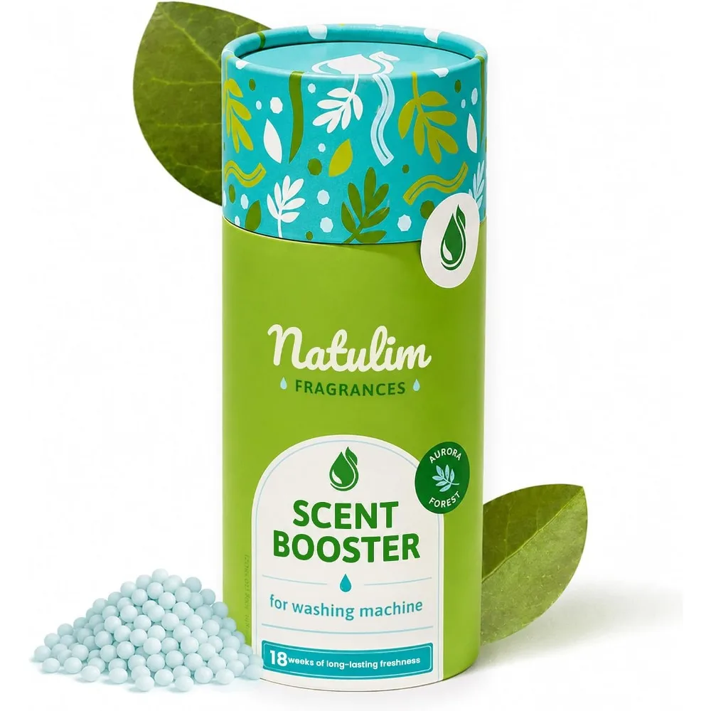 Long Lasting Fresh Floral Scent Booster Beads for Laundry In Wash Scented Pearls Fabric Softener Natural Odor Eliminator for Clothes Up to 30 Washes Aurora Forest view 2