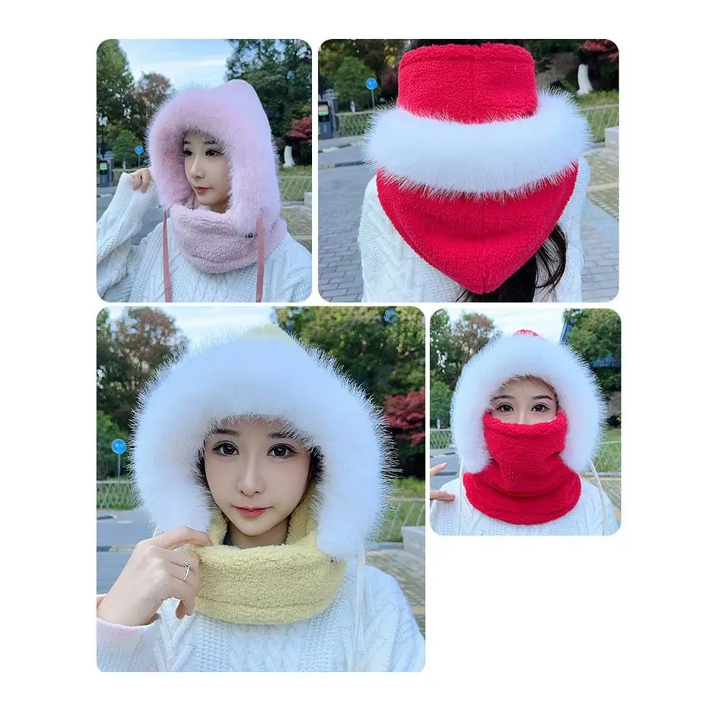 أزياء الشتاء بالاكلافا قبعة يندبروف سميكة بيني قبعة الرقبة أدفأ الدفء مقنعين قناع الوجه في الهواء الطلق