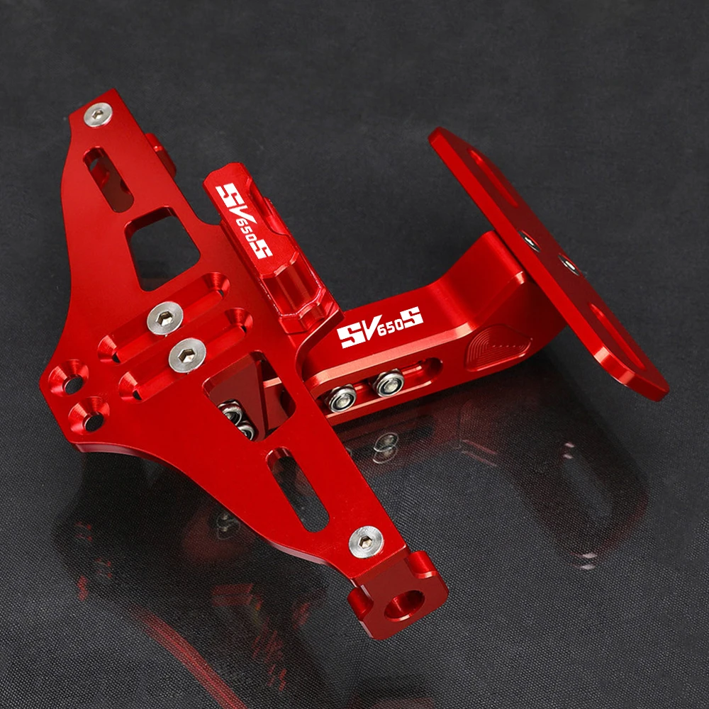 Motorcycle License Plate Bracket Holder For Suzuki SV65 S SV650S SV 650 LED Turn Signal Light 1999-2003 2004 2005 2006 2007-2023