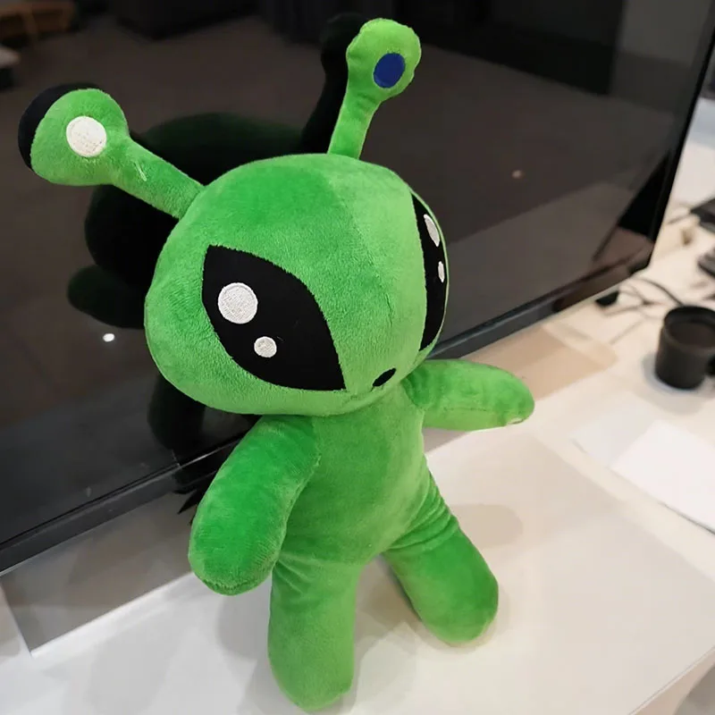 15/35 سنتيمتر الأخضر الغريبة Kawaii ألعاب من القطيفة لطيف لينة وسادة محشوة دمية الكرتون أنيمي الدمى للطفل عيد ميلاد هدية الكريسماس