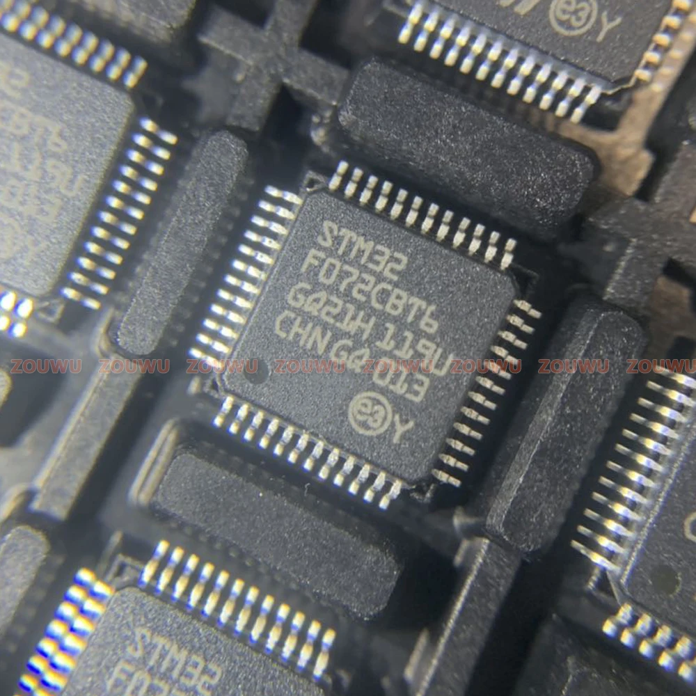 

10PCS~50PCS/LOT STM32F072CBT6 STM32F072 STM32F 072CBT6 QFP48 Microcontroller Chip IC 100% original